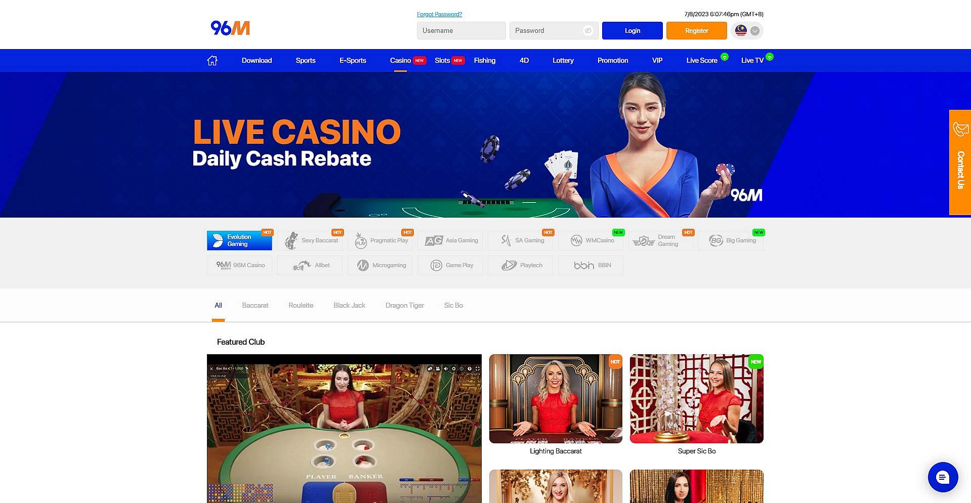 96m live casino malaysia