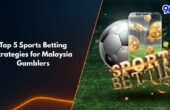 Sports betting strategies illustration with soccer ball and mobile phone symbolizing top 5 betting tips for Malaysia gamblers on 96M