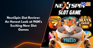 NextSpin slot review featuring 96M casino’s newest slot games including Classic Fruits and Maya Quest with animated tiger mascot