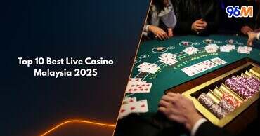 Players enjoying a live casino table in Malaysia 2025 with cards and chips at 96M