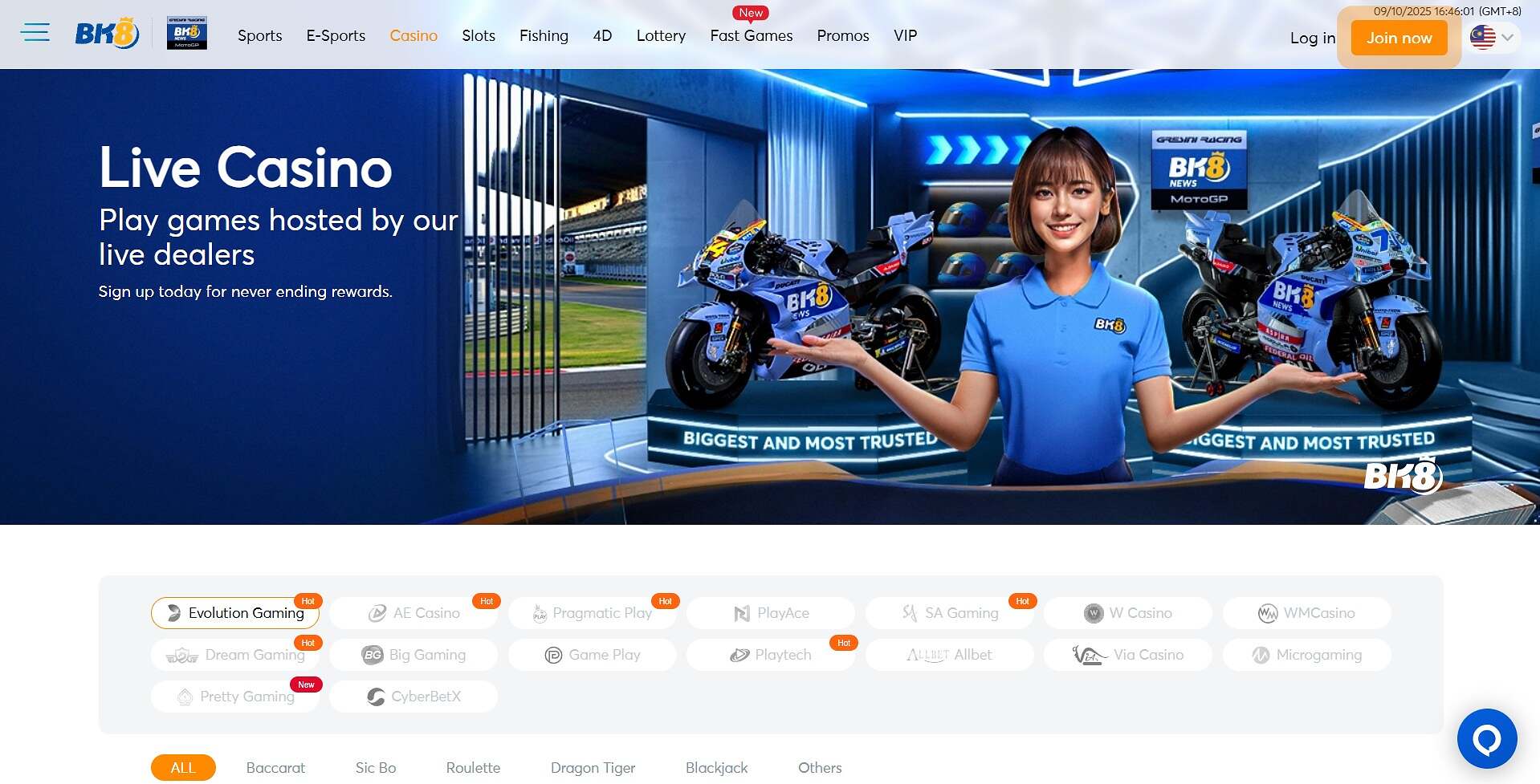 BK8 Live Casino