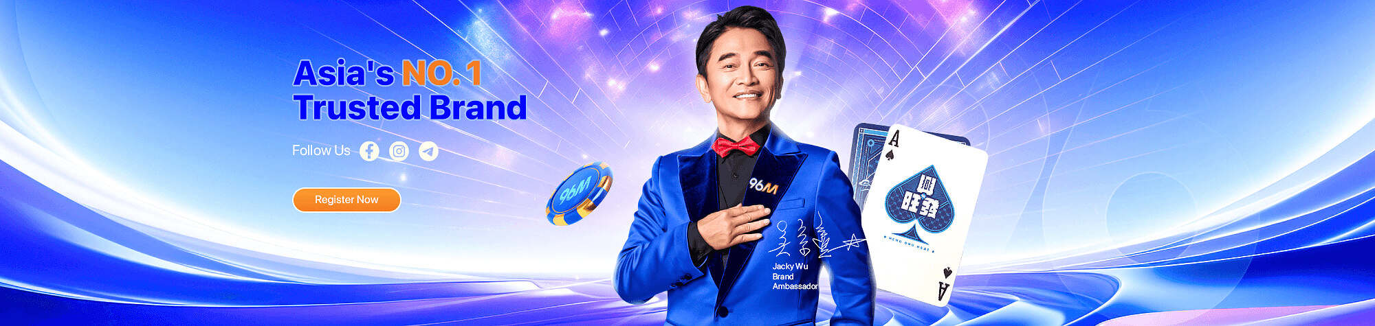 96M is the Asia's top online casino brand