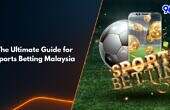 Golden sports betting text with football, smartphone, and coins on grass field featuring 96M logo — representing the ultimate guide for sports betting Malaysia