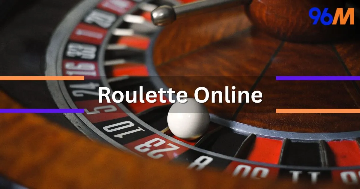 Close-up of an online roulette wheel with ball landing on number 23, representing online roulette games and betting strategies