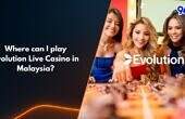 Women playing at Evolution Live Casino Malaysia table with chips and cards, showcasing online live dealer gaming experience